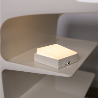 Đèn LED công tắc ấm EARTHLYCO, sạc USB, trang trí tối giản, từ tính, dùng cho tường phòng ngủ