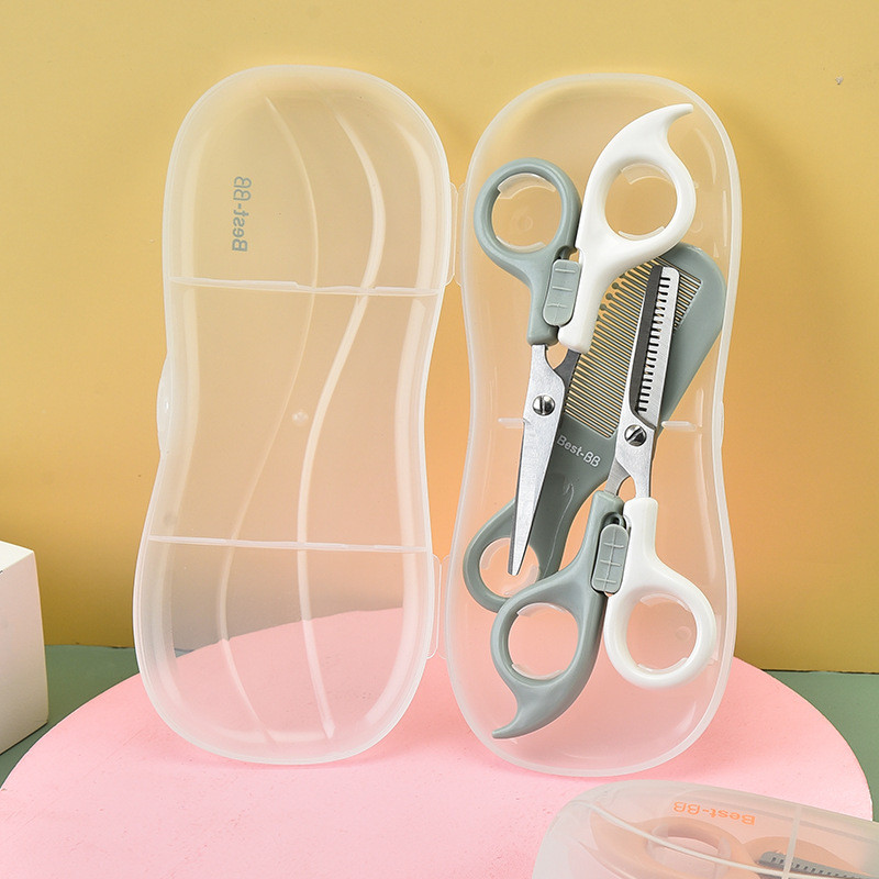 Nhà máy Sẵn Sàng Thép Không Gỉ Cắt Tóc Kéo Trẻ Em Làm Tóc Kéo Lược Kéo Trẻ Em Hairc
