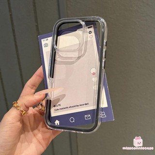 Ốp Lưng Cho Iphone 17 16 11 13 14 15 12 Pro Max 15 16 14 Plus Màu Kẹo Cản Trong Suốt Sang Trọng 2 Trong 1 Bìa Mềm