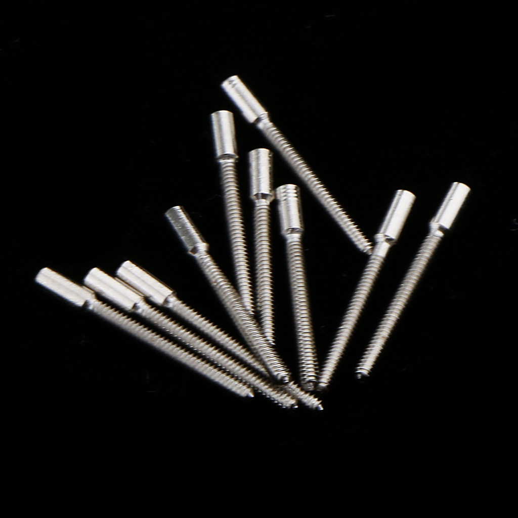 0.9mm Đồng Hồ Thân Nối Dài 100 Chiếc Thép Không Gỉ Đồng Hồ Thân Mở Rộng Cuộn Dây Nối Dài Cực Thanh Thay Thế Phụ Kiện Sửa Chữa