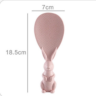 Vá, muôi múc cơm chống dính hình thỏ siêu dễ thương