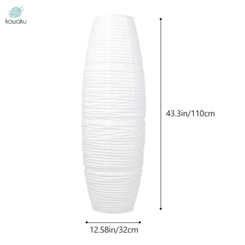 Đèn sàn giấy Bóng đèn đứng phong cách Nhật Bản Tấm che đèn, 100x32cm