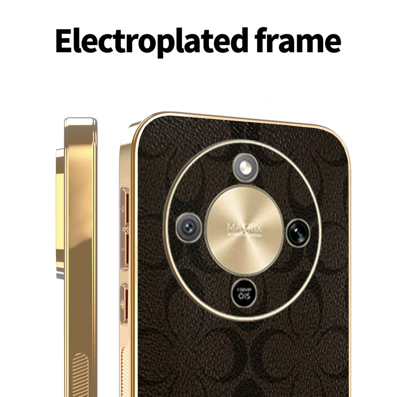 Ốp Lưng Cho Honor X9d X9C X9B Hoa May Mắn Mạ Điện TPU Edge Chống Rơi Vỏ Điện Thoại