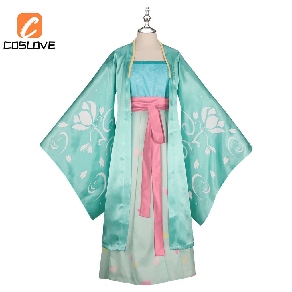 Anime The Apothecary Nhật Ký Maomao Mùa 2 Xanh Hanfu Cosplay Quần Áo Trọn Bộ Trang Phục Trang Phục Cho Người Phụ Nữ Đầm