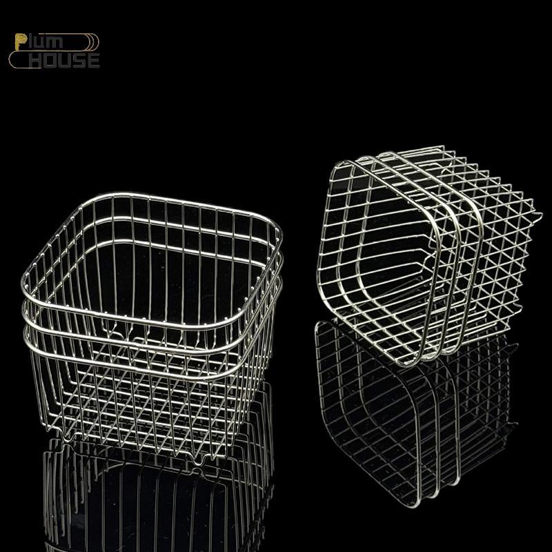PlumHOUSE 304 Giỏ Thoát Nước Inox Hộ Gia Đình Giỏ Đựng Đồ Nhà Bếp Vuông Trái Cây Giỏ Rau Củ Mỹ Phẩm Giỏ Bảo Quản VN
