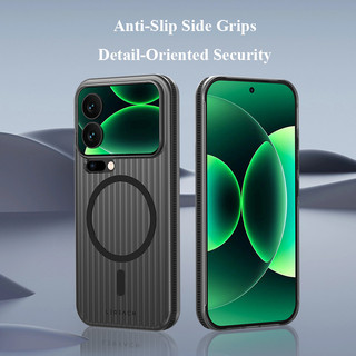 Ốp điện thoại mờ từ tính Lereach cho Xiaomi 17 Pro Max / 17 Pro / 17, Bảo vệ nhiều cảnh mỏng chống trượt