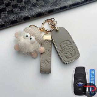 Vỏ chìa khóa ô tô bằng da thật Subaru Thích hợp cho Subaru / XV / Forester / BRZ / Aohu