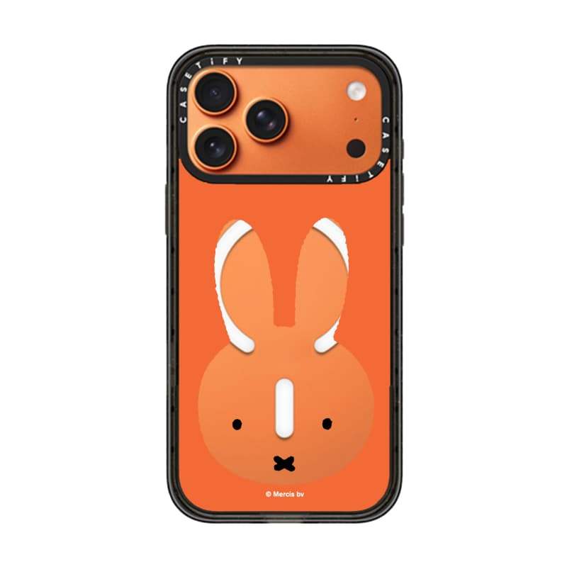 CASECASE X Miffy Bruna Khung Gương Đỏ Ốp Lưng Cạnh Đen Trong Suốt Cứng Hút Từ Tính Tác Động Cho Apple IPhone 12 13 14 15 16 17 Pro Max Air Plus Có Hộp