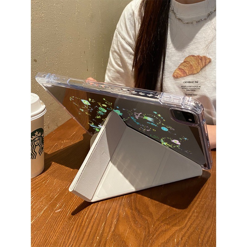 Ốp Bảo Vệ Cho iPad Gen7 Gen8 Gen9 Air4 / air5 Thế Hệ 10 Mini4 / 5 / 6 2025 A16 gen11th Air2 M4 2024 pro11 air 13 inch air 11 pro 12.9 Gen5 / 6 M2 Air6 M3 Air7 Vỏ Acrylic