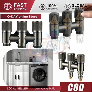 Vòi Góc Phòng Tắm Hợp Kim Nhôm – 3 Chiều Điều Khiển 2 Chiều