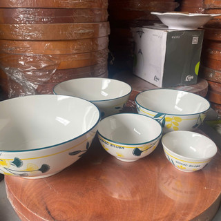 Bộ Bàn Ăn Sứ Hoa Bồ Công Anh Cao Cấp – Thiết Kế Trang Nhã, Phong Cách Bắc Âu Hiện Đại