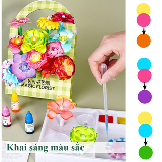 Bộ đồ Chơi Hoa DIY Cao Cấp,Màu Sắc An Toàn,không độc Hại,Phát Triển Tư Duy Khoa Học,Đồ Chơi Giáo Dục Cho Trẻ Em