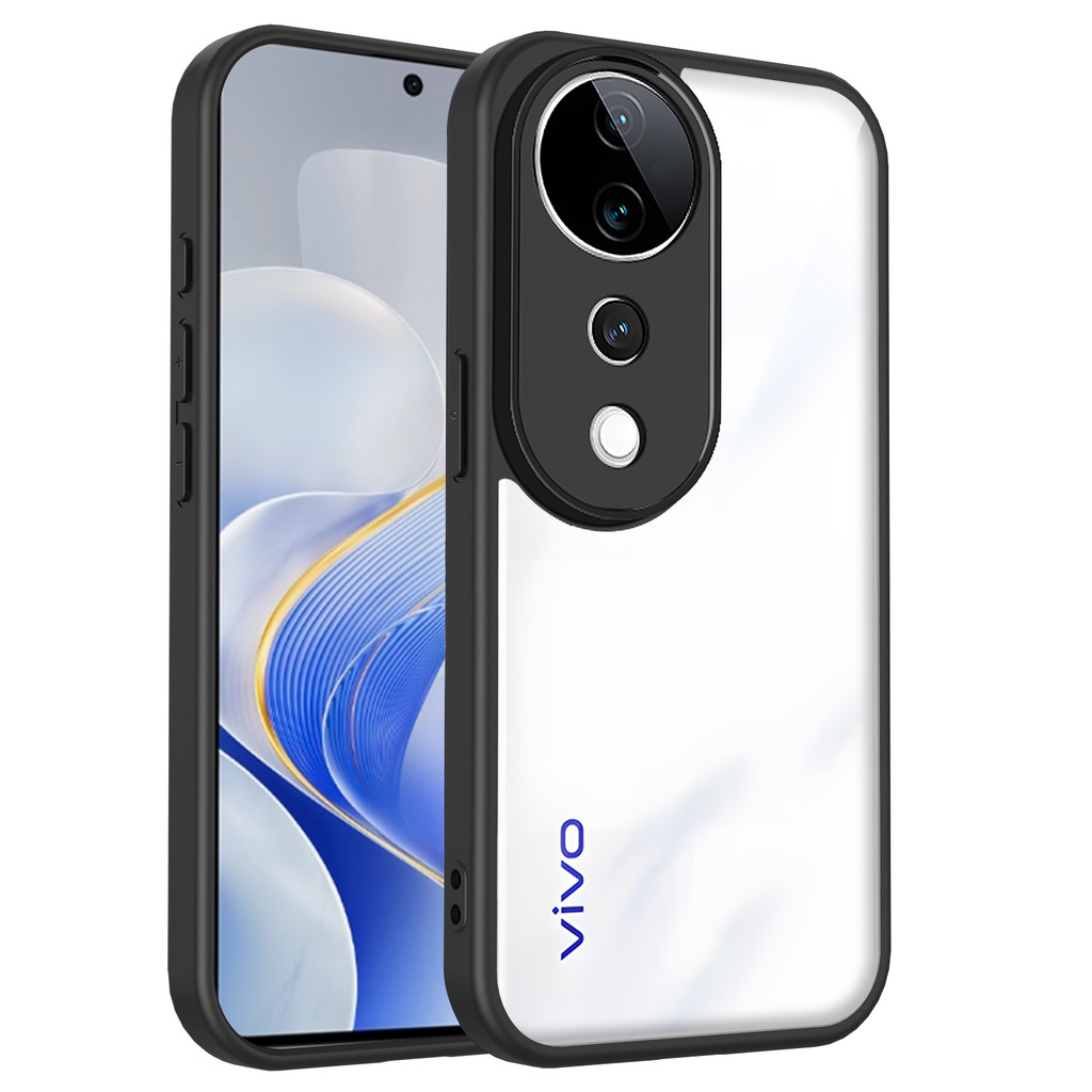 Ốp lưng Vivo V40 Pro 5G Vỏ trong suốt mờ thời trang cho Vivo V40 5G Vỏ điện thoại