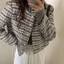 áo kiểu nữ xịn hàn quốc độc lạ áo khoác ngoài mỏng hồng sang áo dạ tweed bigsize chảnh dễ thương cho nữ