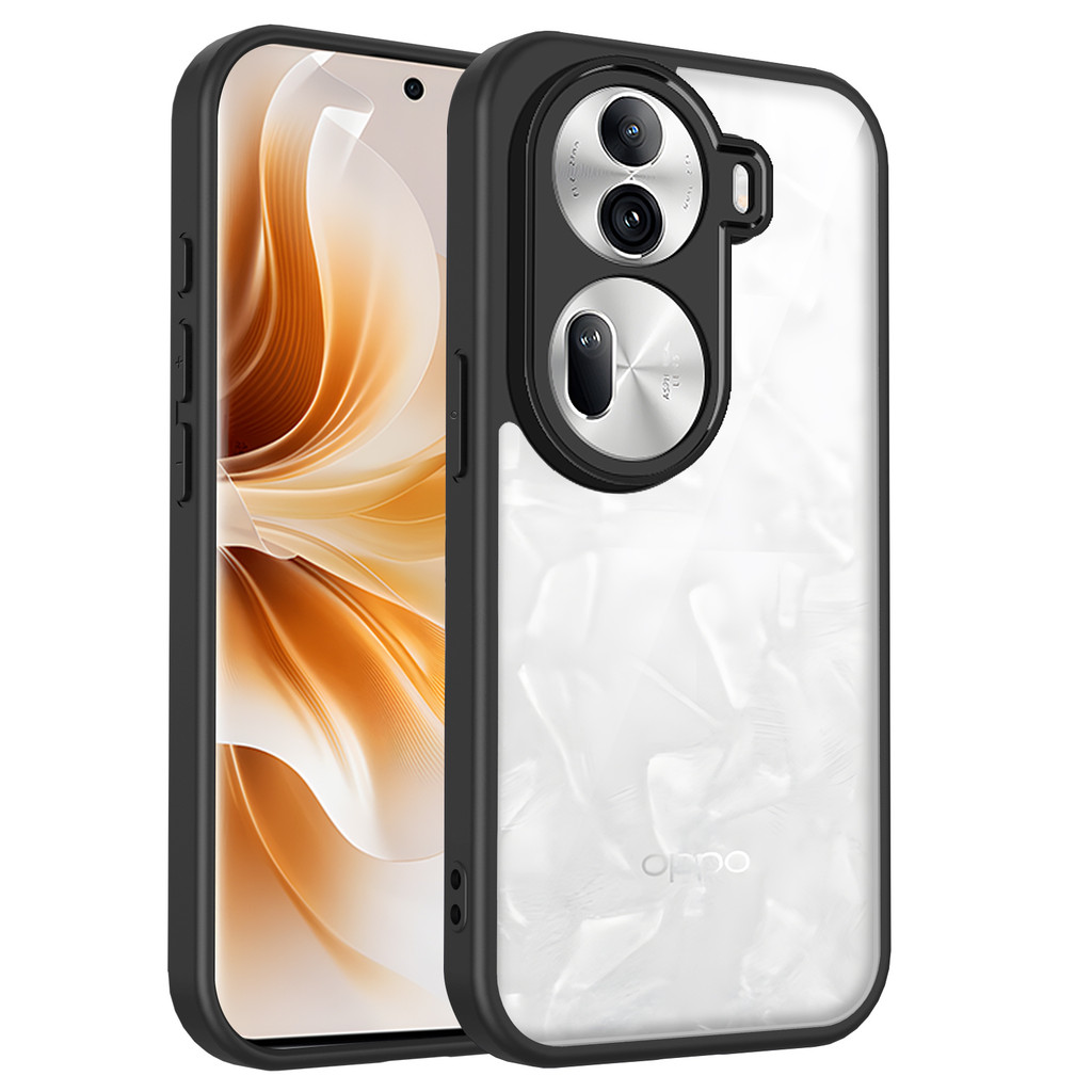 Ốp lưng Reno 11 Pro 5G Vỏ trong suốt mờ thời trang cho OPPO Reno 11 5G Vỏ điện thoại
