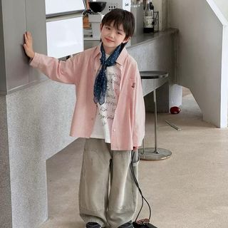 [DOU DOU KID] SM12 Áo Sơ Mi Bé Trai,15-48kg,Chất Hữu Cơ Mềm Đẹp