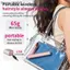 {AKIN} Bàn chải tóc thẳng Mini sạc USB không dây Bàn chải sưởi ấm Unisex Tạo kiểu tóc bằng sắt Sti Tóc thẳng {a}