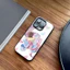 Ốp Điện Thoại BK-1 Ong Và PuppyCat Cho IPhone 16 15 14 Pro 11 13 12 Mini 6 8 7 Plus Kính Thiết Kế Sang Trọng Cove