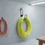 2 Miếng Treo Tường Giá Ống Tiết Kiệm Không Gian Móc Treo Tường Có Tấm Gắn Giá Đỡ Chắc Chắn Lâu Dài Cho Chủ Nhà