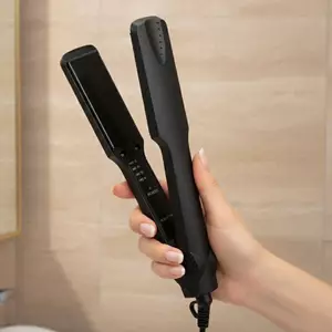 Dụng cụ uốn tóc sử dụng kép Salon chuyên nghiệp Lớp 30s Làm nóng nhanh cho kiểu dáng xoăn và thẳng EMKK