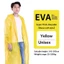 Áo mưa EVA dày bền cho người lớn Đi bộ đường dài ngoài trời Câu cá Du lịch Poncho chống thấm nước Unisex