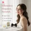 MJnmc Phong Cách Pháp Chấm Bi Nơ Ngược Tóc Mịn Cạnh Gãy Tóc Tổ Chức Cho Nữ Công Sở Mặc Tóc Phụ Kiện Mới