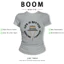 BOOM Áo Baby Tee Nữ Cotton Ôm Body-Áo Thun Ngắn Tay Y2K In Hình PhongCách Mùa Hè, Cổ Tròn Hàng Đầucách hàn quốc phong686