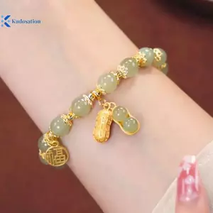 Kudosation Thời Trang Đậu Phộng Luy Vòng Tay Nữ Ánh Sáng Sang Trọng Giả Tính Khí Đính Hạt Vòng Tay Trang Sức Vòng Tay Quà Tặng Đẹp
