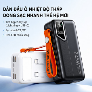 Sạc Dự Phòng 50000mAh Sạc Nhanh 22.5W Có Đèn Led Màn Hình Led