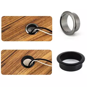 18-80MM Máy Tính Để Bàn Cáp Grommets Dây Lỗ Bao Tủ Lỗ Thông Hơi Vòng Trang Trí Cáp Nội Thất Phần Cứng Bàn Phụ Kiện VN