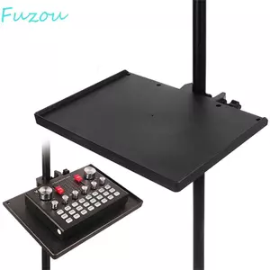 Giá đỡ micro FUJIZOU Màu đen Khay micro chất lượng cao Điện thoại di động cho Mic trực tiếp Phụ kiện Giá đỡ thẻ âm thanh