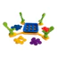 < Pluscloth > Trò chơi bảng tương tác nhiều người chơi, Đồ chơi chiến lược Chip trượt, Trận chiến trên bàn 4 người chơi, Quà tặng giáo dục hoàn hảo cho trò chơi gia đình vui chơi đêm