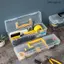 Hộp đựng dụng cụ cầm tay trong suốt Hộp sắp xếp công cụ ThiênedTool dung lượng lớn di động [Vn]