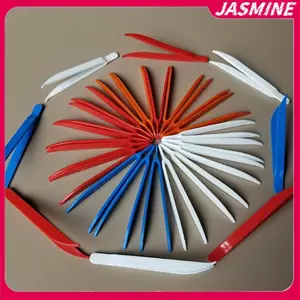 JASMINE 20 Chiếc Dùng Một Lần Nhựa Y Tế Hạt Nhỏ Kẹp Để Trang Sức Làm JASMINE