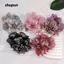 Dây buộc tóc hoa SHUPUN, Dây buộc tóc hoa ren lớn Organza, Dây cao su giả đàn hồi thanh lịch Phụ kiện tóc