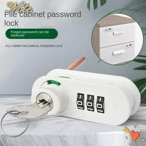 Khóa kết hợp NOTE1, Hợp kim kẽm 3 Mã kỹ thuật số Khóa mật khẩu cơ khí, Đồ nội thất chống trộm Phần cứng ngăn kéo Khóa tủ Hộp thư