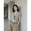 🔥có hàng sẵn🔥áo polo nữ áo thun nữ tay ngắn áo thun cổ bẻ nữ Cũ Phong Cách Tiền Cổ Chữ v Sang Trọng Dệt Kim Áo Thun Nữ Mùa Hè 2026 Phong Cách Mới Slim-Fit Slimm