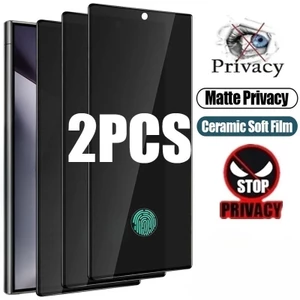 2 Bộ Phim Hydrogel Mềm Mờ Cho RedMagic 6R 7 7s 8 8s 9 9S 10 10S 11 11S Pro Plus Air Anti Spy Privacy Và HD Bảo Vệ Màn Hình Chống Ánh Sáng Xanh