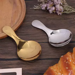Thìa Muối Đường Mini Thìa Gia Vị Tay Cầm Ngắn Đầu Tròn Thìa Inox Trà Cà Phê Muỗng Muỗng Cho Phụ Kiện Nhà Bếp [VN]