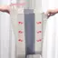 Giỏ đựng quần áo bẩn treo tường Giỏ đựng đồ gấp dung tích lớn Thiết kế rỗng chịu tải mạnh để thông gió