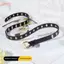 HFSHY Retro Tròn Bule Da PU Thiết Kế Rỗng Dây Thắt Lưng Có Thể Điều Chỉnh Dành Cho Nam Nữ Công Sở Mặc VN