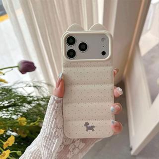 Điểm sóng xám nhạt Trường hợp iPhone 16promax phù hợp 1715Plus Mới 14/11/12/13 Stereo