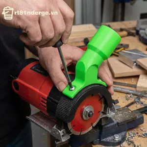 Bộ chuyển đổi máy hút bụi GE cho máy mài góc Bộ thu cổng đôi Không cần dụng cụ Hoàn hảo để cắt và đánh bóng gạch ks VN