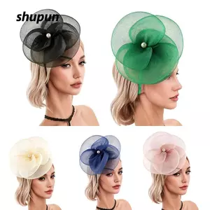 SHUPUN Nữ Băng Đô, Lưới Đa Năng Fascinator Mũ, Tóc Thời Trang Vòng Cưới Cô Dâu