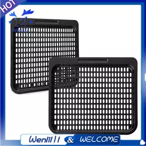 2 Chiếc Khay Nấu Ăn Thay Thế, 10 QT Lưới Nấu Phụ Kiện Nồi Chiên Không Khí, Lò Chiên Không Khí, Máy Rửa Chén An Toàn (10 QT)