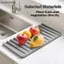 AA 1 Chiếc Silicon Thoát Thảm Ba Màu Thanh Cách Nhiệt Thảm Thanh Bồn Rửa Thoát Nước Thực Phẩm Thảm Trang Trí Nhà Bếp Thảm Silicon Phụ Kiện VN