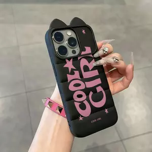 Hồng tím triều Đối với trường hợp iPhone 17pro iphone16/15/14 lỗ lớn 13/12/11 mới