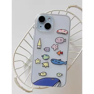 Động vật nhỏ dưới biển cho iPhone 17161514 Vỏ điện thoại 131121 Vỏ mềm xsx Phim hoạt hình