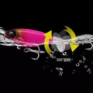 Whopper Plopper 7.5cm 6.5g Topwater Xoay Đuôi Mồi Câu Cá Mồi Cứng FSI