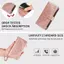 YJD Ốp Lưng Cho Xiaomi 17T Pro Da Mandala Nổi 9 Tờ Khe Cắm Thẻ Dây Đeo Tay Chống Rơi Vỏ Điện Thoại
